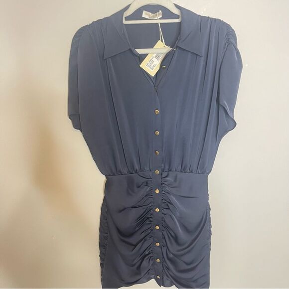 $495 NEW Ramy Brook Violet Dress-in Navy NWT - Picture 10 of 11